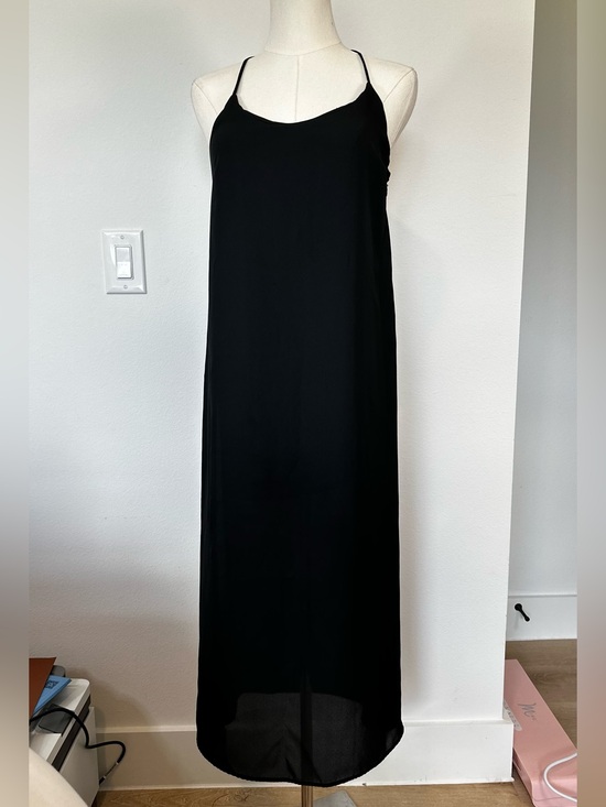 silence + noise Dresses & Skirts - SILENCE + NOISE Black Halter Racerback Midi Slip Dress